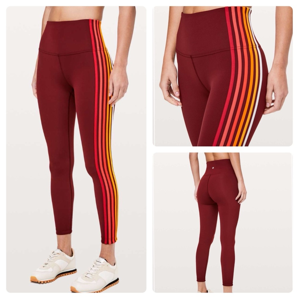 Lululemon Take A Hint 7/8 Tight *25"
Deep Rouge Size 6, New Condition